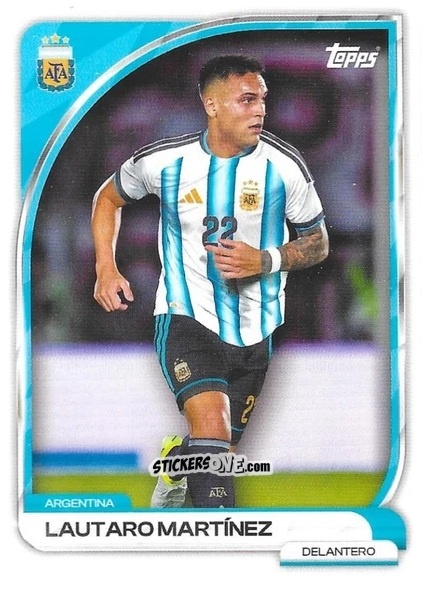 Cromo Lautaro Martínez - Argentina 2026 Collector Tin
 n. 20 - Topps