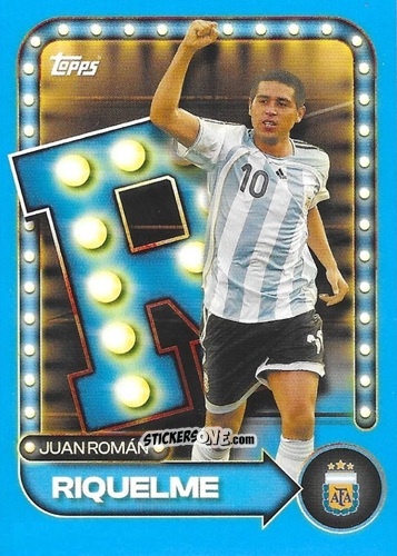 Figurina Juan Román Riquelme - Argentina 2026 Collector Tin
 n. 21 - Topps