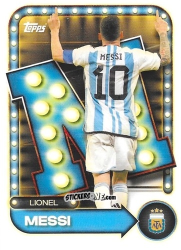 Sticker Lionel Messi - Argentina 2026 Collector Tin
 n. 26 - Topps