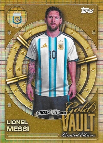 Sticker Lionel Messi - Argentina 2026 Collector Tin
 n. GV-9 - Topps