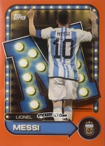 Sticker Lionel Messi - Argentina 2026 Collector Tin
 n. 26r - Topps