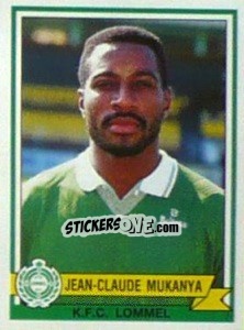 Sticker Jean-Claude Mukanya - Football Belgium 1993-1994 - Panini