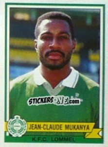 Cromo Jean-Claude Mukanya - Football Belgium 1993-1994 n. 212 - Panini