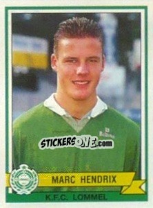 Sticker Marc Hendrix - Football Belgium 1993-1994 - Panini