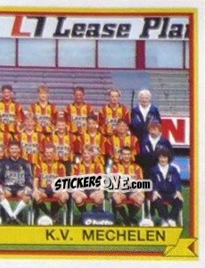 Sticker Elftal / Equipe - Football Belgium 1993-1994 - Panini