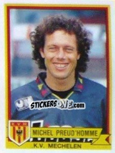 Cromo Michel Preud'Homme - Football Belgium 1993-1994 - Panini