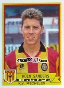 Sticker Koen Sanders - Football Belgium 1993-1994 n. 224 - Panini
