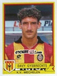 Sticker Davy Gysbrechts - Football Belgium 1993-1994 n. 225 - Panini