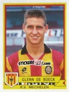 Sticker Glenn De Boeck - Football Belgium 1993-1994 - Panini