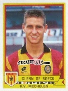 Cromo Glenn De Boeck - Football Belgium 1993-1994 n. 226 - Panini
