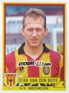 Figurina Stan Van Den Buys - Football Belgium 1993-1994 - Panini