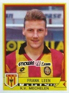 Sticker Frank Leen - Football Belgium 1993-1994 - Panini