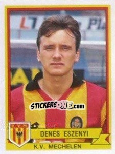 Cromo Denes Eszenyi - Football Belgium 1993-1994 - Panini