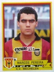 Sticker Marcos Pereira - Football Belgium 1993-1994 - Panini
