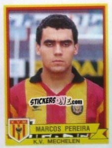 Cromo Marcos Pereira - Football Belgium 1993-1994 n. 236 - Panini