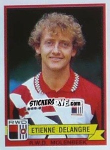 Sticker Etienne Delangre - Football Belgium 1993-1994 - Panini