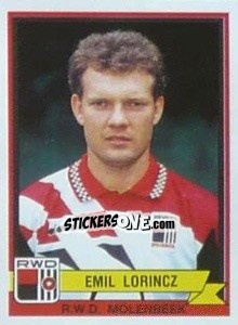Figurina Emil Lorincz - Football Belgium 1993-1994 - Panini