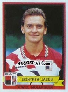 Sticker Gunther Jacob - Football Belgium 1993-1994 - Panini