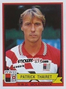 Figurina Patrick Thairet - Football Belgium 1993-1994 - Panini