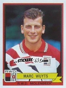 Sticker Marc Wuyts - Football Belgium 1993-1994 n. 251 - Panini