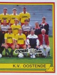 Sticker Elftal / Equipe - Football Belgium 1993-1994 - Panini