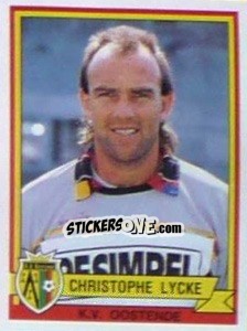 Sticker Christophe Lycke - Football Belgium 1993-1994 n. 259 - Panini