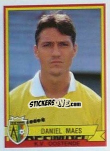 Sticker Daniel Maes - Football Belgium 1993-1994 n. 260 - Panini