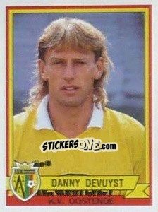 Figurina Danny Devuyst - Football Belgium 1993-1994 - Panini