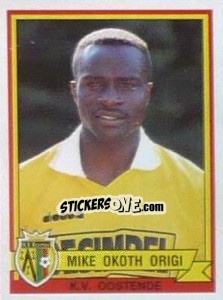 Figurina Mike Okoth Origi - Football Belgium 1993-1994 - Panini