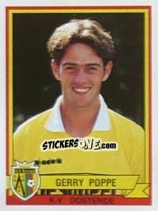 Figurina Gerry Poppe - Football Belgium 1993-1994 - Panini