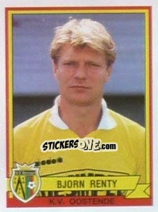 Sticker Bjorn Renty - Football Belgium 1993-1994 - Panini