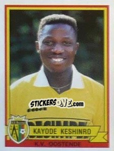 Cromo Kayode Keshinro - Football Belgium 1993-1994 - Panini