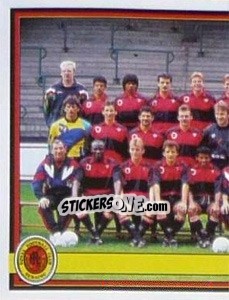 Sticker Elftal / Equipe - Football Belgium 1993-1994 - Panini