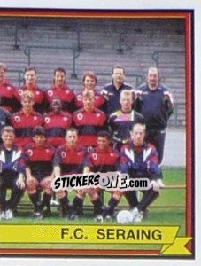 Sticker Elftal / Equipe - Football Belgium 1993-1994 - Panini