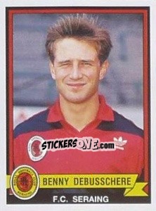 Sticker Benny Debusschere - Football Belgium 1993-1994 - Panini