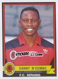 Figurina Danny N'Gombo - Football Belgium 1993-1994 - Panini