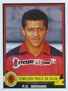 Figurina Edmilson Paulo Da Silva - Football Belgium 1993-1994 - Panini