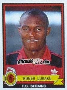 Sticker Roger Lukaku - Football Belgium 1993-1994 - Panini