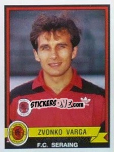 Cromo Zvonko Varga - Football Belgium 1993-1994 - Panini