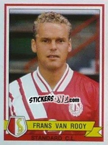 Sticker Frans Van Rooy - Football Belgium 1993-1994 - Panini
