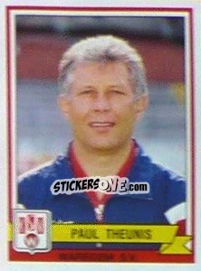 Figurina Paul Theunis - Football Belgium 1993-1994 - Panini