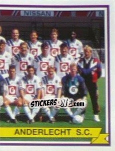Figurina Elftal / Equipe - Football Belgium 1993-1994 n. 5 - Panini