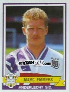 Figurina Marc Emmers - Football Belgium 1993-1994 - Panini