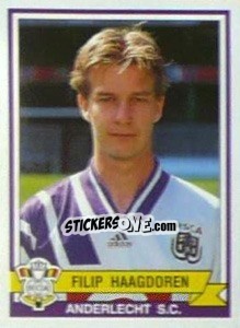 Sticker Filip Haagdoren - Football Belgium 1993-1994 n. 14 - Panini