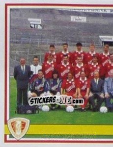 Sticker Elftal / Equipe - Football Belgium 1993-1994 - Panini