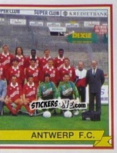 Sticker Elftal / Equipe - Football Belgium 1993-1994 - Panini