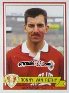 Sticker Ronny van Rethy - Football Belgium 1993-1994 n. 31 - Panini