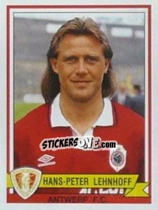Figurina Hans-Peter Lehnhoff - Football Belgium 1993-1994 - Panini