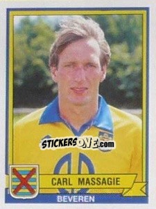 Sticker Carl Massagie - Football Belgium 1993-1994 - Panini