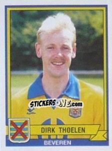 Sticker Dirk Thoelen - Football Belgium 1993-1994 n. 47 - Panini